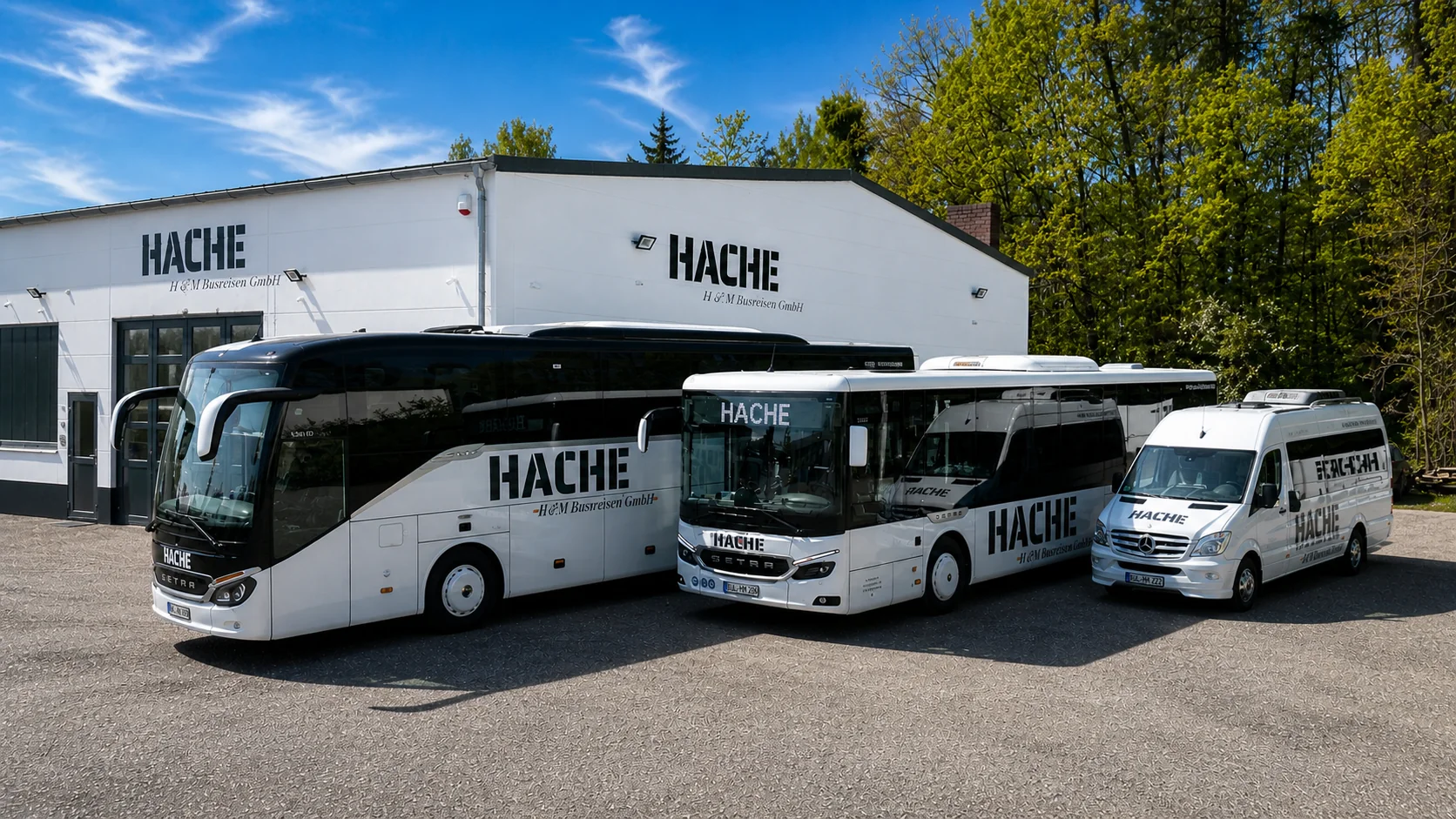 Bus von H & M Busreisen für Ihre Fahrtanfrage